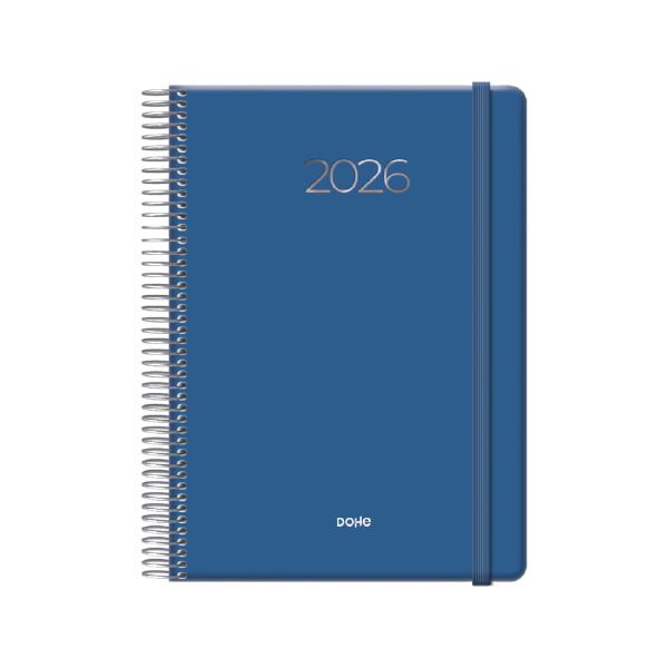 Agenda Denver Espiral Color Azul