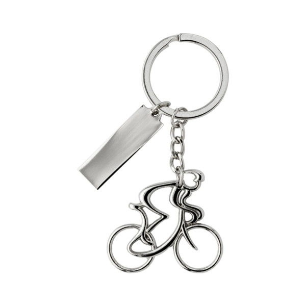 Llavero Ciclista Silueta