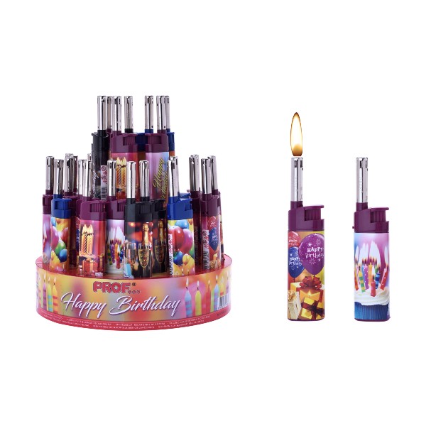 Expositor Encendedor Cocina Happy Birthday