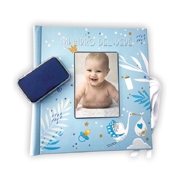 Libro del Bebe Niño + Huella