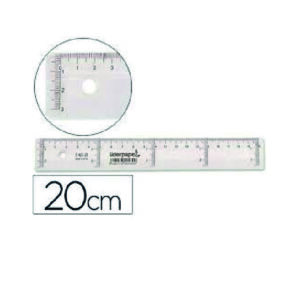Regla Plástico 20 cm Junior