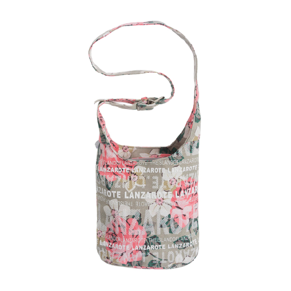 Bolso Saco Flowers Peq. Lanzarote Beige