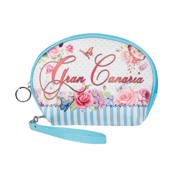 Neceser Redondo Vintage Gran Canaria Blanco