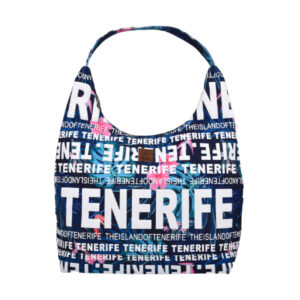 Bolso Góndola Flowers Tenerife Azul/Blanco/Multi.