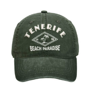 Gorra Tenerife Beach Paradise Verde Oscuro