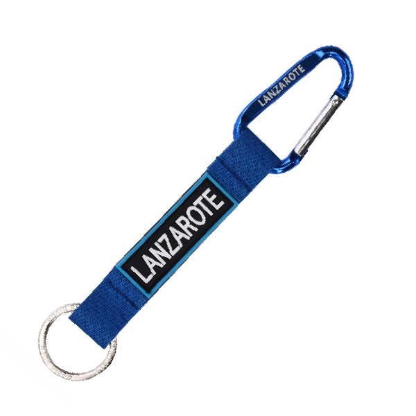 Llavero Mosquetón Lanzarote Azul