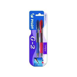 Blister Pilot G-2 Color Azul y Rojo