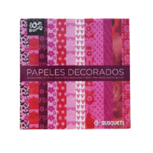 Papeles Decorados 24 Hojas 250 GR