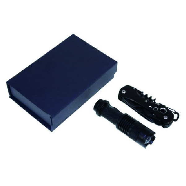 Set Linterna + Navaja Multiusos